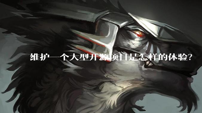 维护一个大型开源项目是怎样的体验？