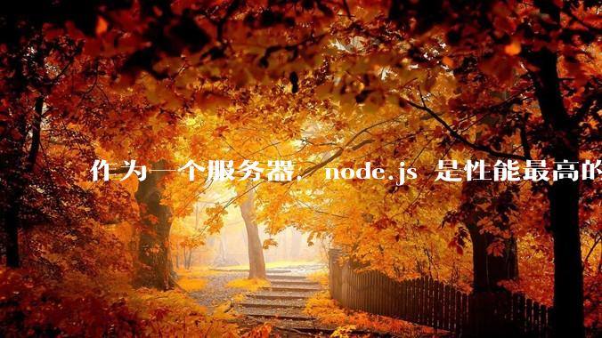 作为一个服务器，node.js 是性能最高的吗？